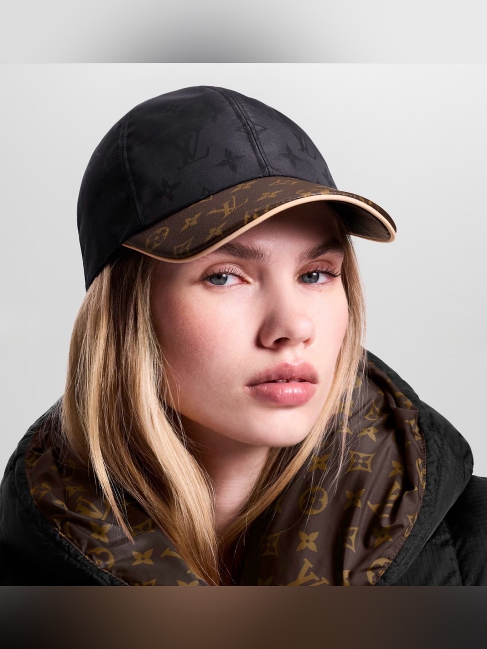 Louis Vuitton Black & Brown Monogram Get Ready Baseball Cap, L